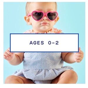 Babyator Hot Pink Baby Girl Heart-Shaped Sunglasses